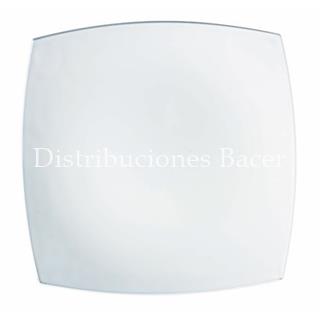 Plato postre Delice Blanc 20 cm. - Imagen 1